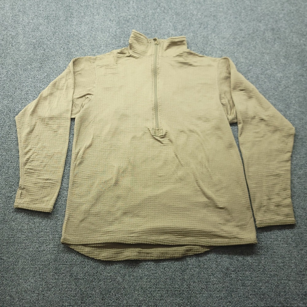 US Military ECWCS Gen III Level 2 Waffle Fleece Thermal Shirt Coyote Brown Med